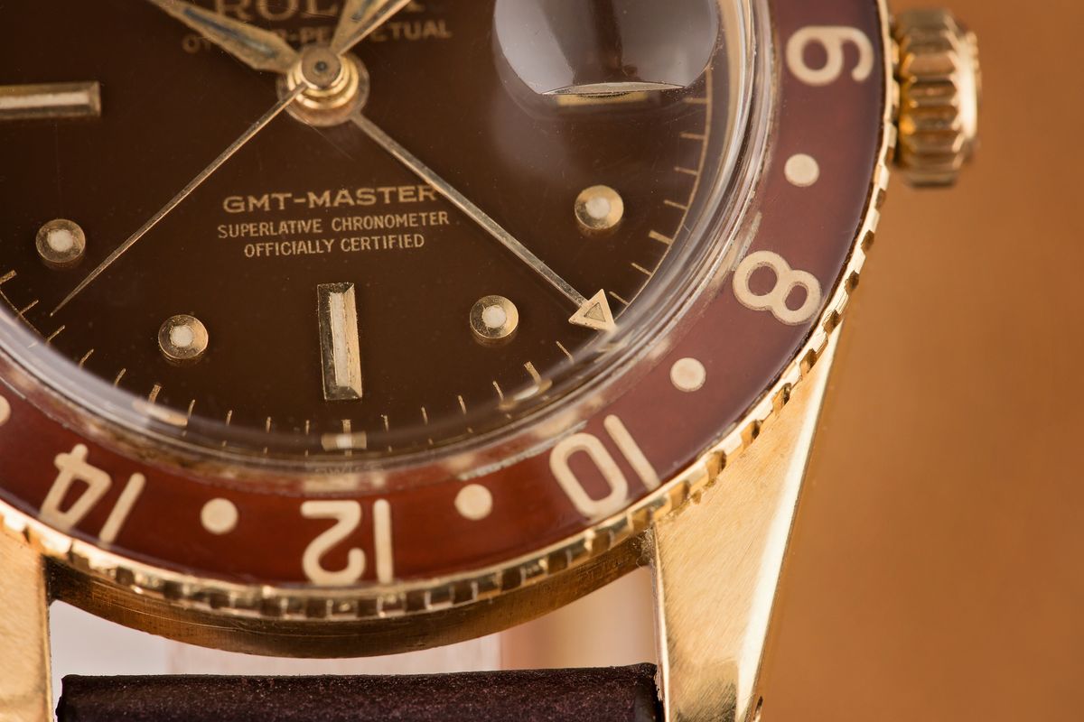 Rolex GMT-Master Bezel Reference Guide original brown Bakelite 