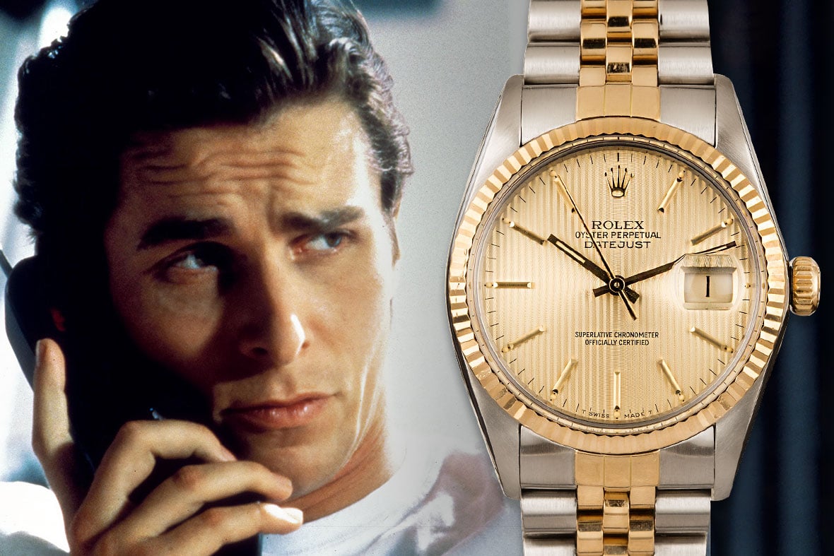 Christian Bale Patrick Bateman American Psycho Rolex Datejust Two-Tone