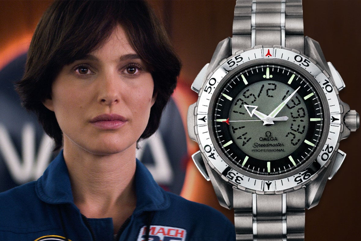 Natalie Portman Lucy in the Sky Omega Speedmaster X-33 