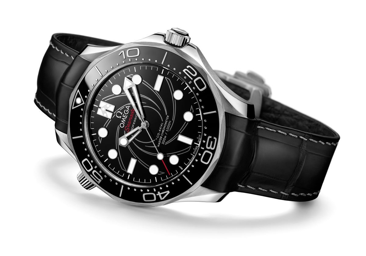 New Omega Seamaster Diver 300M James Bond Numbered Edition in Platinum-Gold Watch