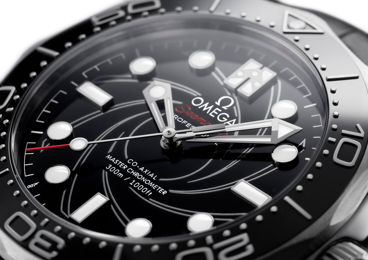 New Omega Seamaster Diver 300M James Bond Numbered Edition in Platinum-Gold Watch