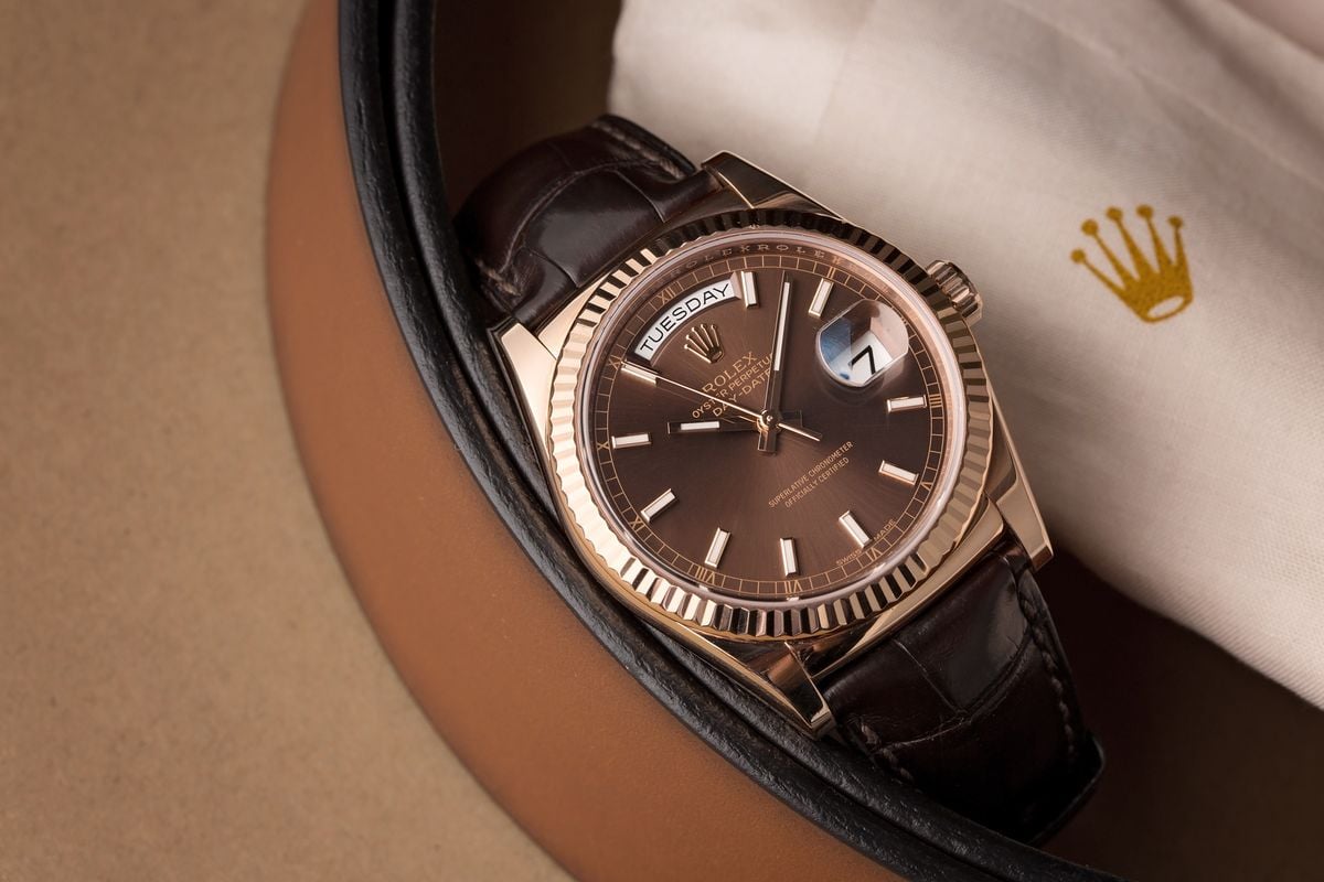  Rolex Day-Date Ultimate Buying Guide Leather Strap