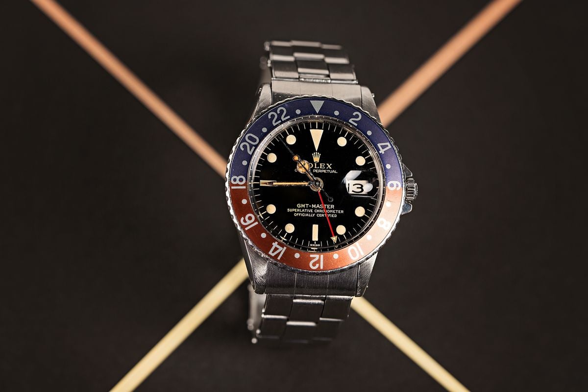 Fresh Finds Vintage Auction 60s Sports Watch Results Rolex GMT-Master 1675