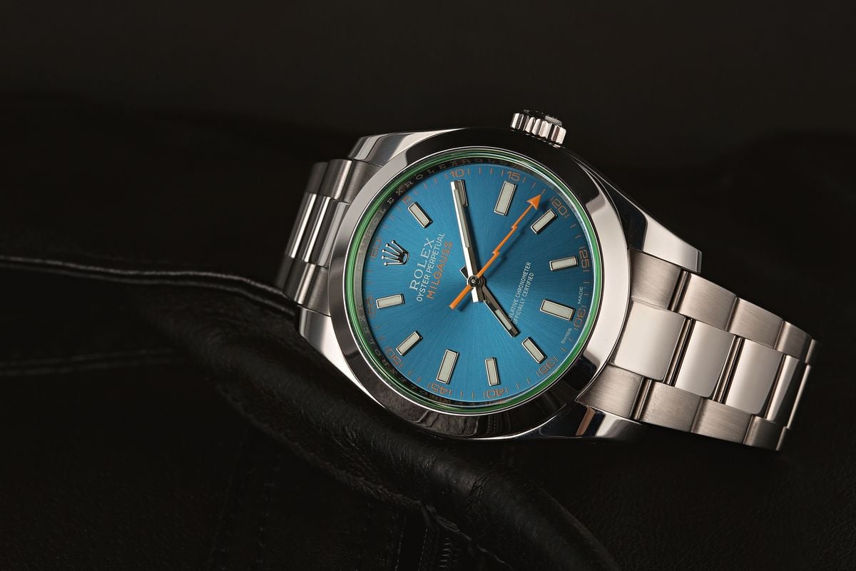 Rolex Milgauss Ultimate Buying Guide 116400GV Z-Blue Dial