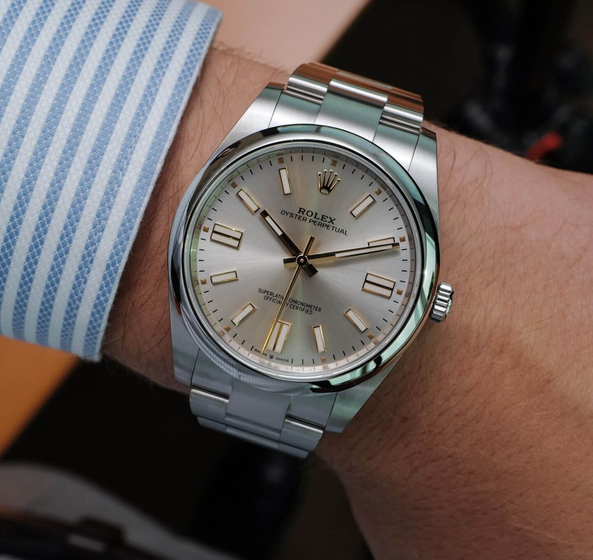 Rolex Oyster Perpetual 41mm 124300 Silver Dial