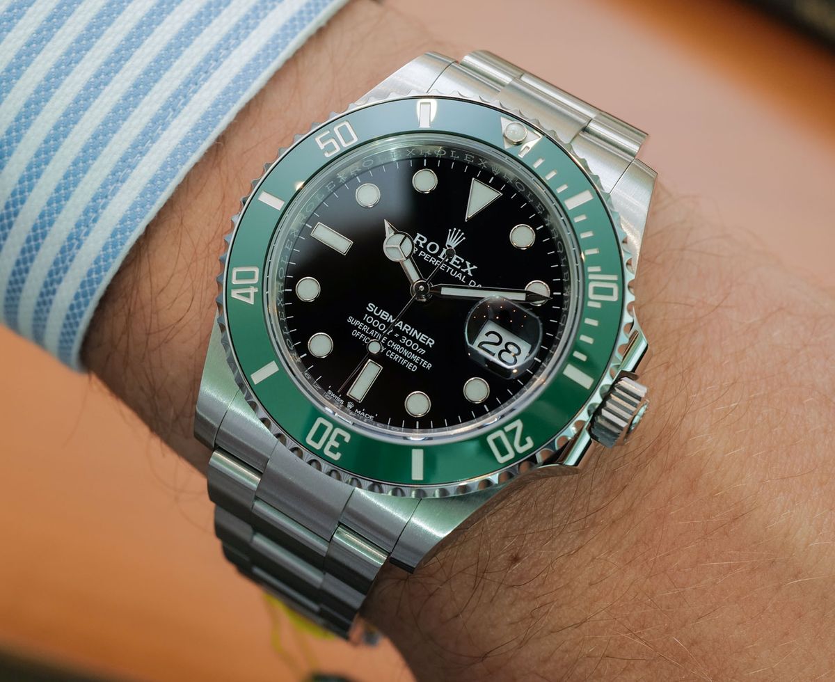 Green Rolex Submariner 126610LV Stainless Steel