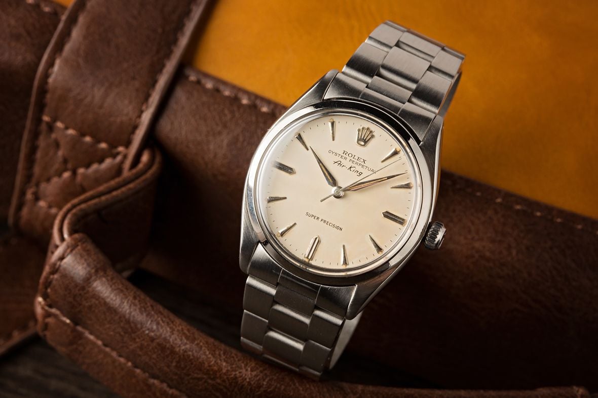 Vintage Rolex 5500 Air-King Stainless Steel