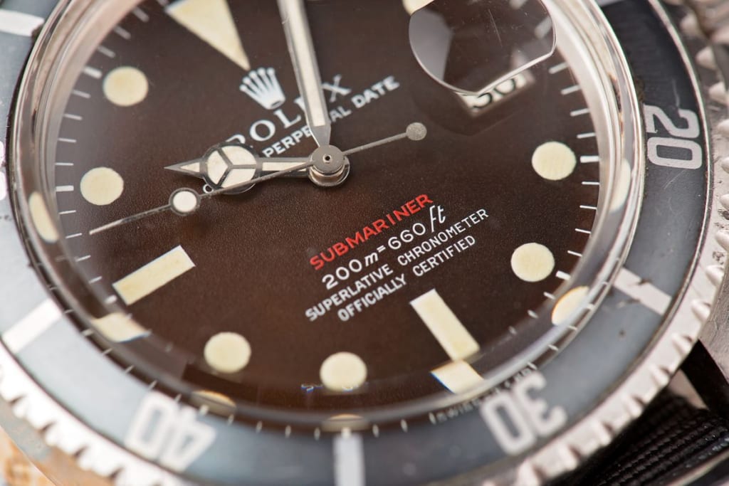 Rolex Submariner with Mercedes Hands