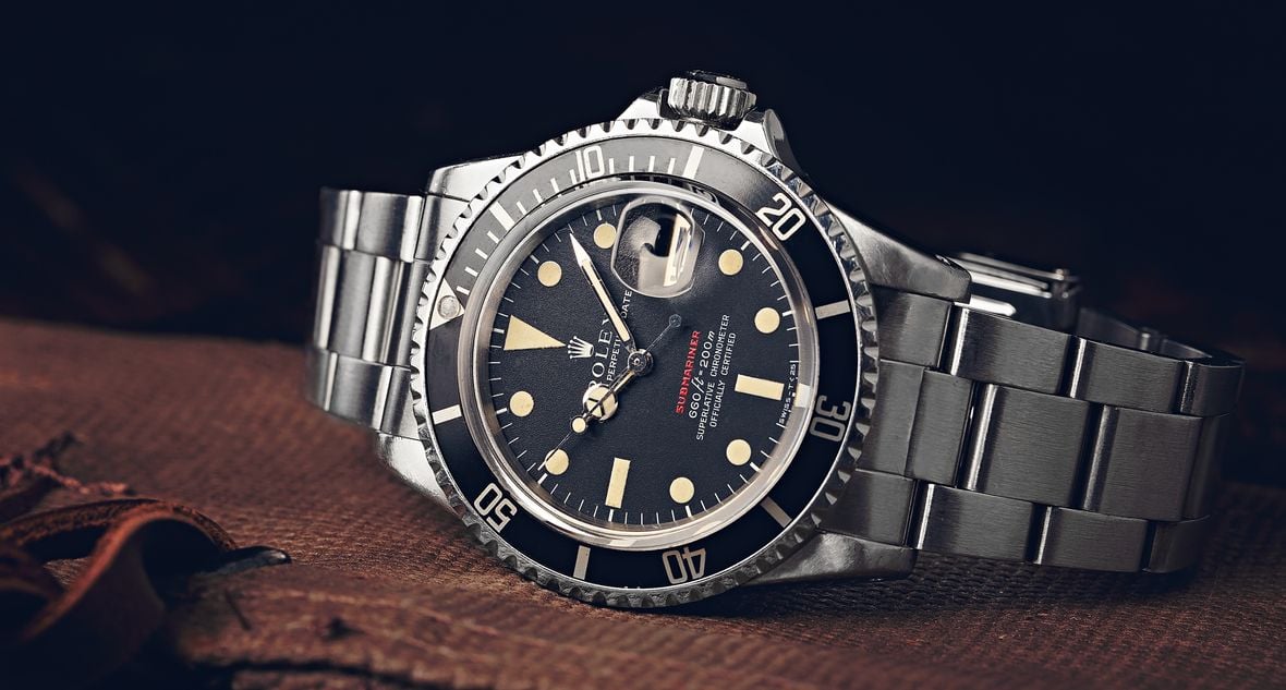 Red Rolex Submariner 1680