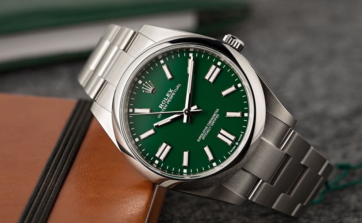 Rolex Green Oyster Perpetual