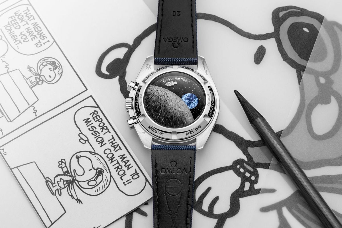 Omega Speedmaster Silver Snoopy Award 50th Anniversary