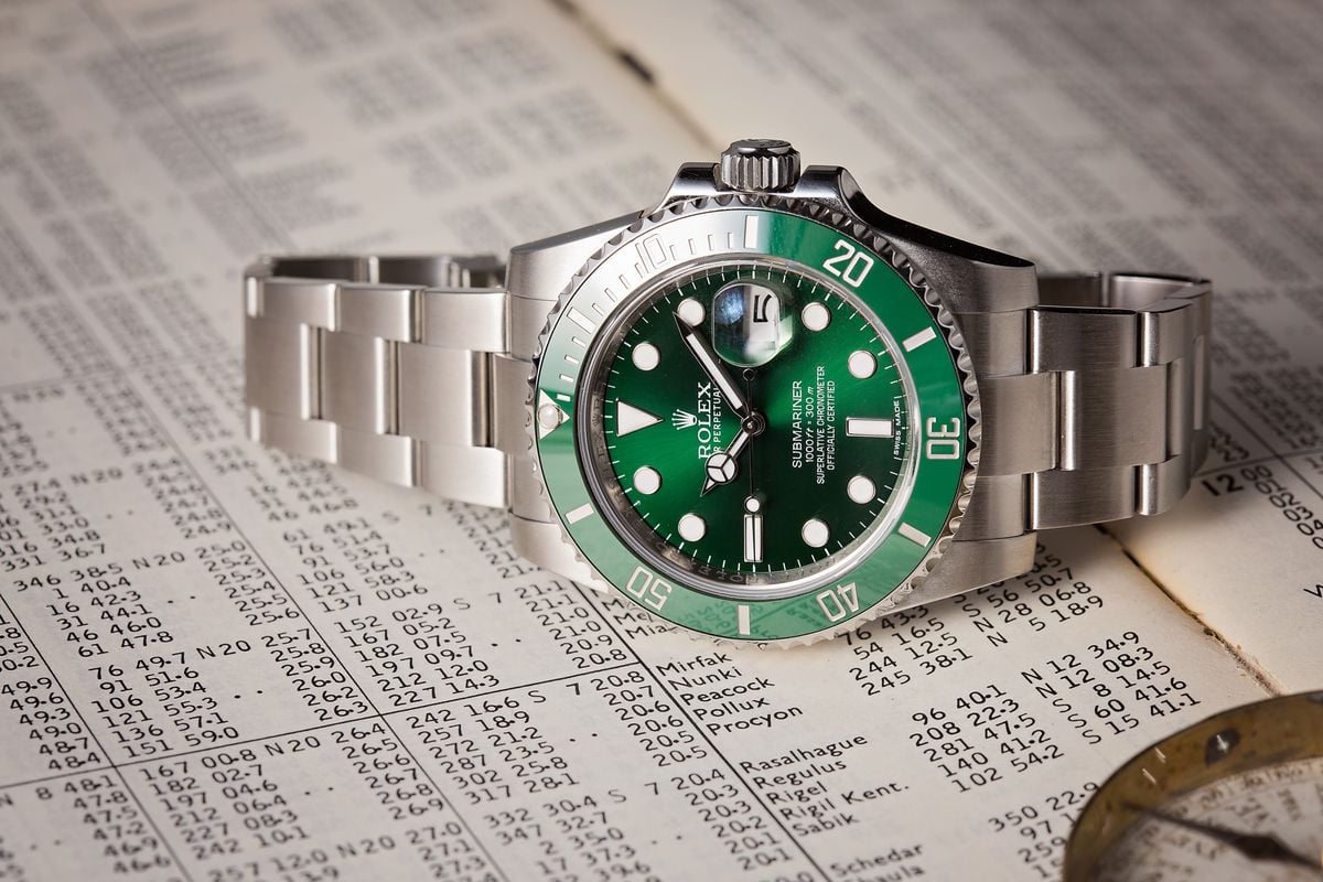 Submariner 116610LV 2017 (Hulk) For Rent –  (Meta Watch  Trading)