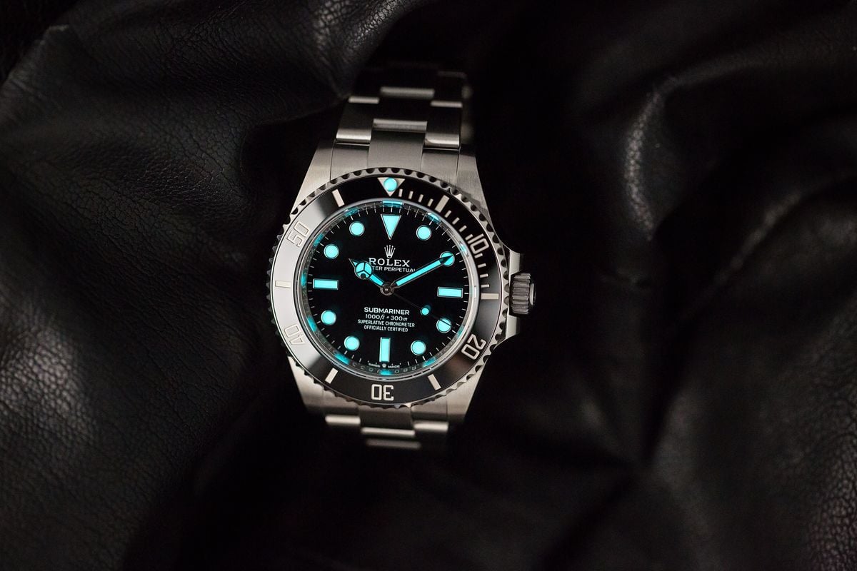 Black Rolex Submariner 124060 No-Date