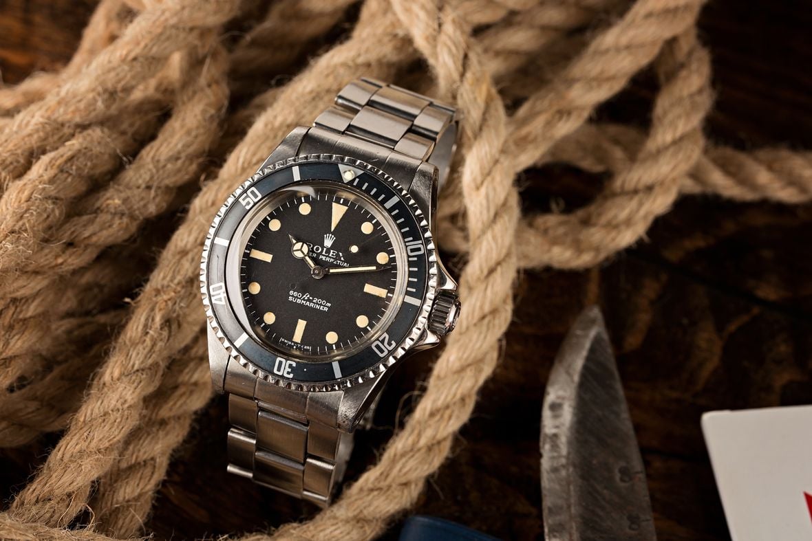 Vintage Rolex 5513 Submariner COMEX Dive Watch