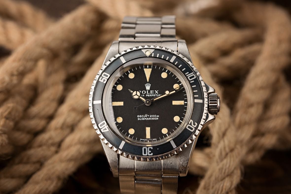 Vintage Rolex 5513 Submariner COMEX Dive Watch