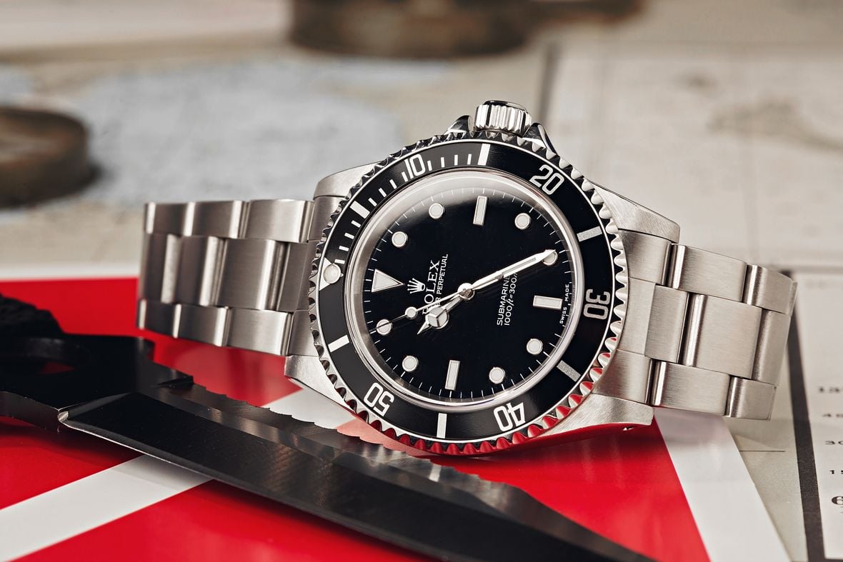 How to tell what Rolex Submariner no-date series black dial 14060