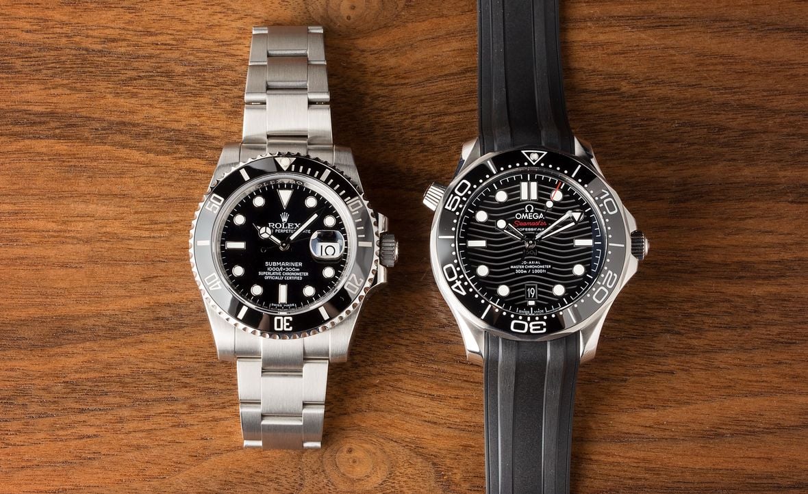 Rolex Submariner 116610LN vs. Omega Seamaster Diver 300m