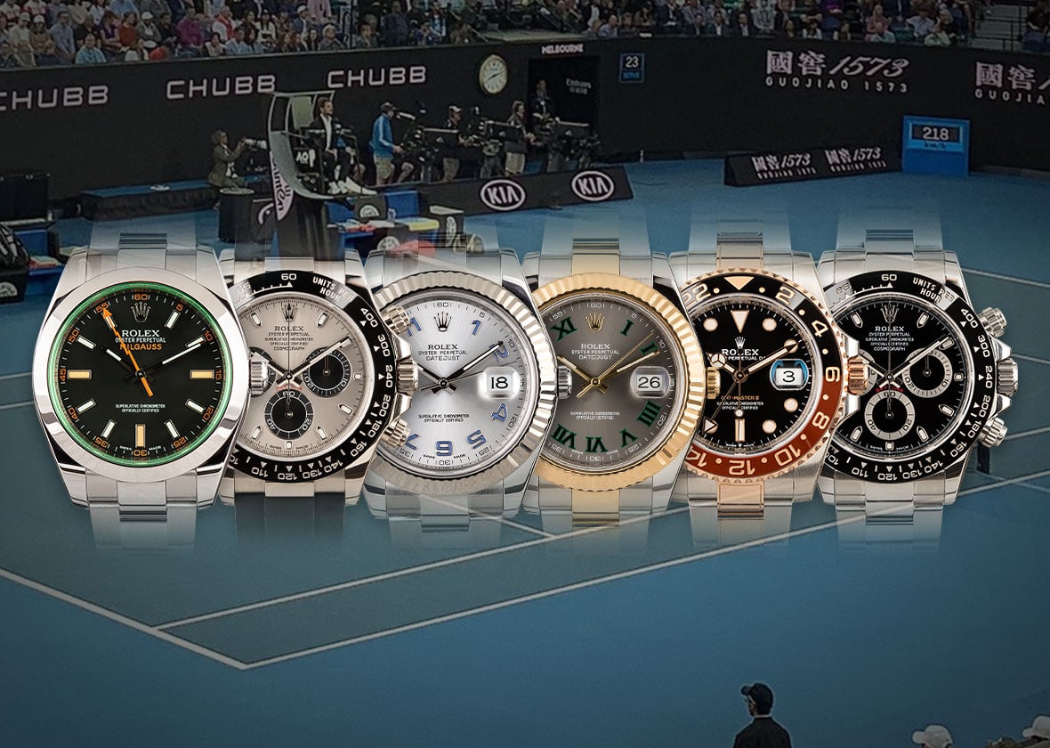 Rolex Tennis Watches and The Australian Open Bobs Watches