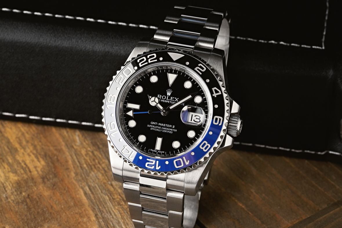 Rolex Batman GMT-Master II 116710BLNR Black Blue Bezel Stainless Steel