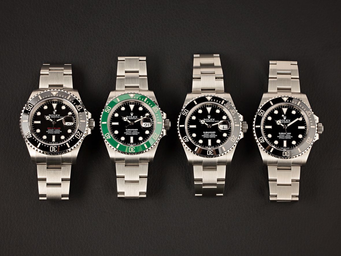 Luxury Sports Watches Rolex Dive Models