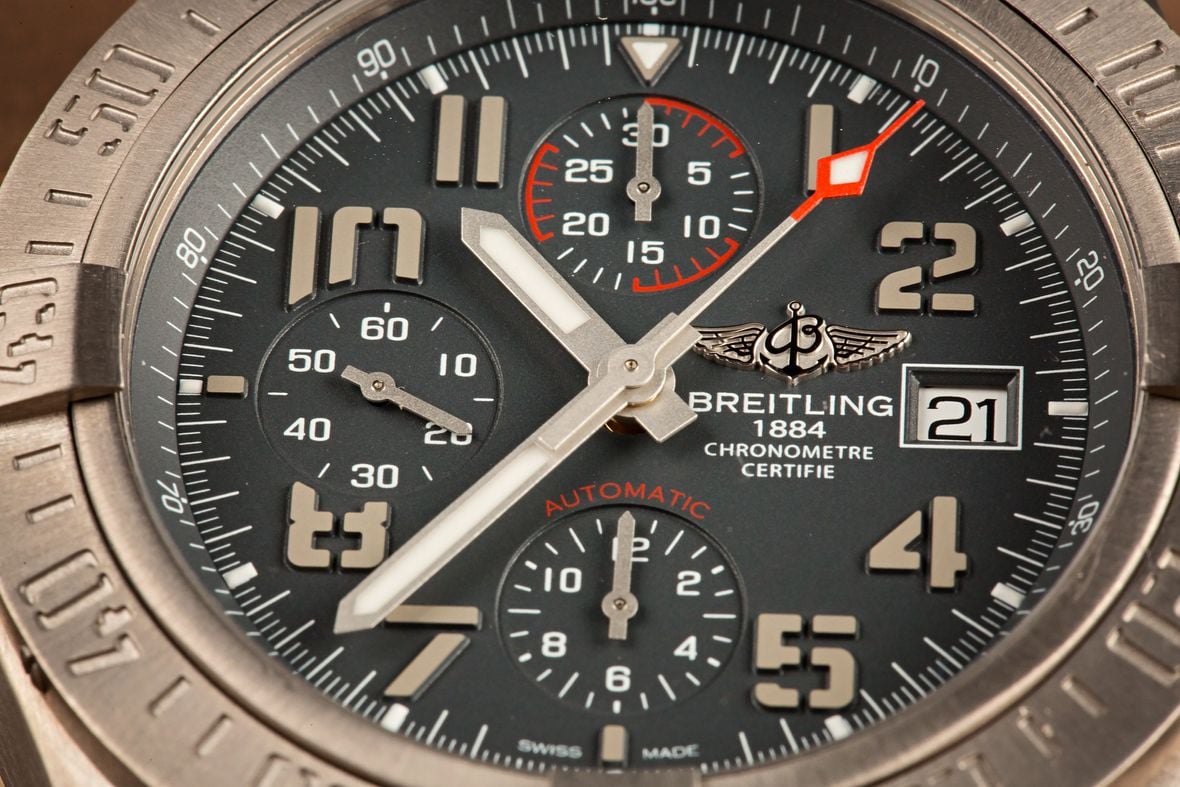 Breitling Watches Avenger Titanium Chronograph
