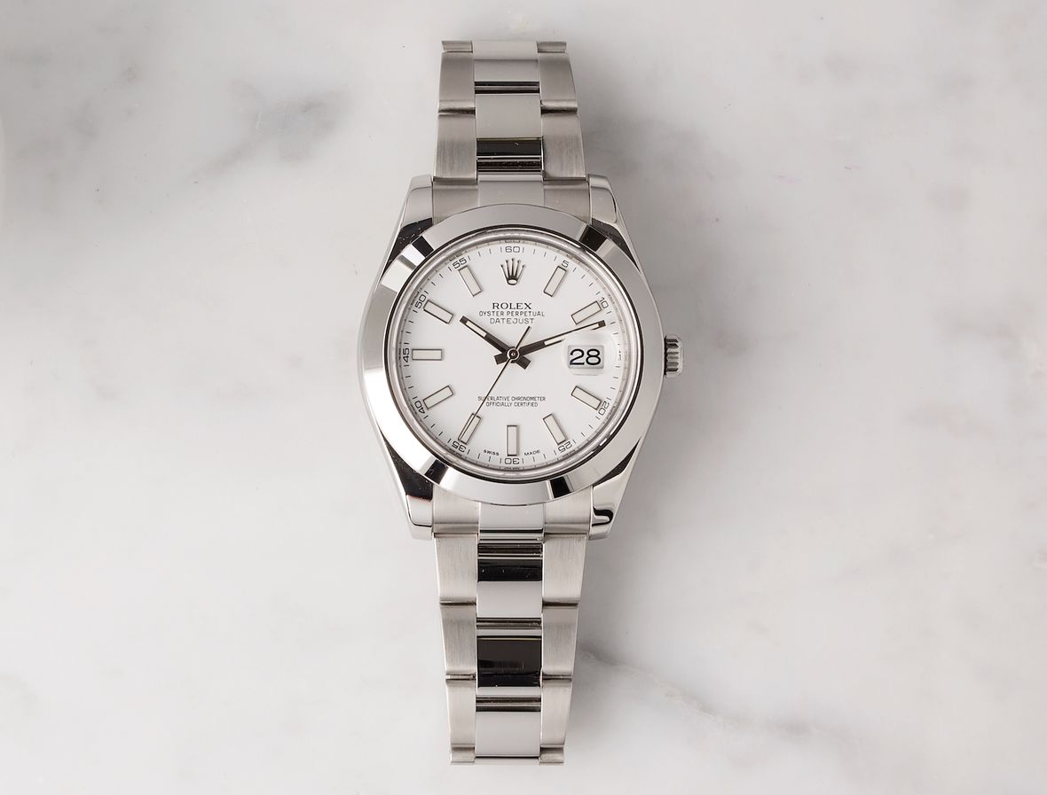 Rolex Datejust II 116300 White dial