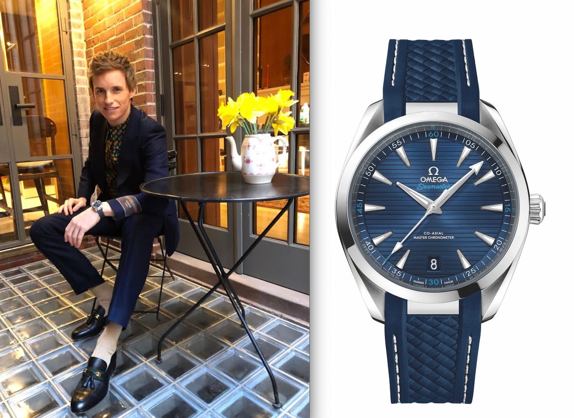 Omega Seamaster Aqua Terra 150M Eddie Redmayne 27 Screen Actors Guild Awards