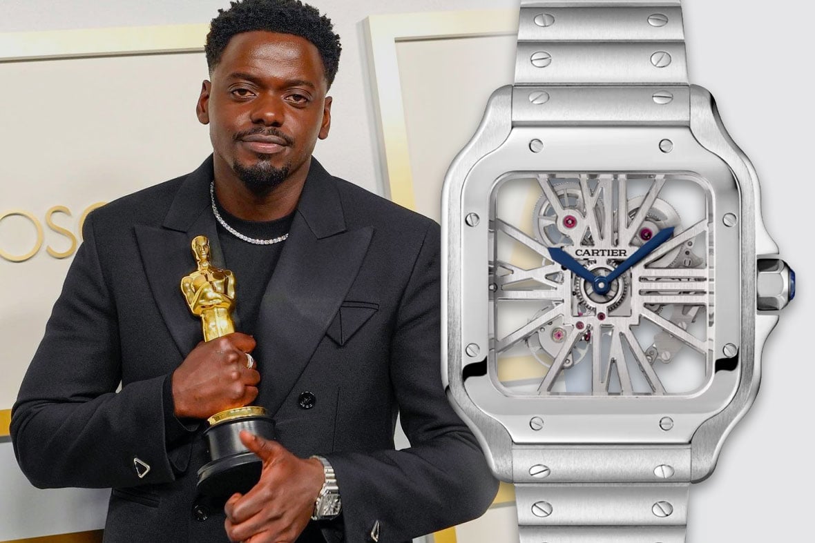 Cartier Santos de Cartier Skeleton Daniel Kaluuya