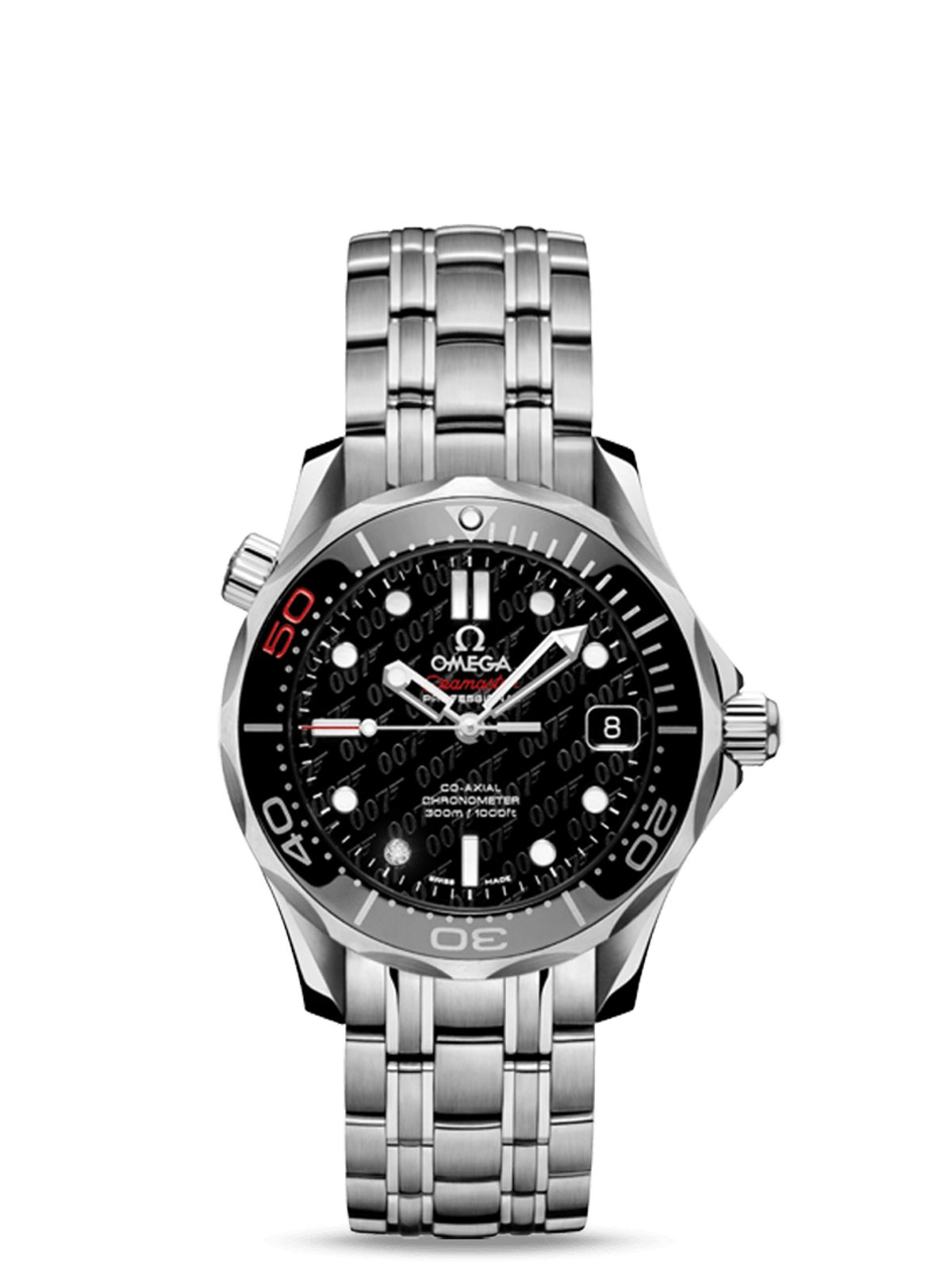 Omega Seamaster Diver 300M - James Bond 50th Anniversary (Midsize) James Bond Omega Seamaster Diver 300M Midsize James Bond 50th Anniversary
