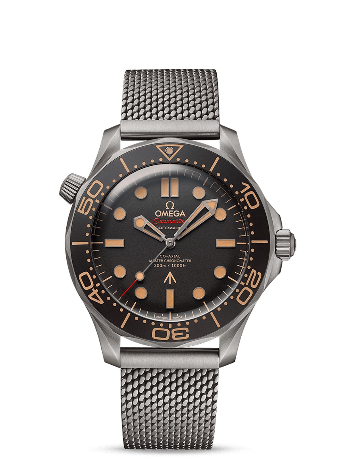 James Bond Omega Seamaster Titanium Diver 300M No Time to Die