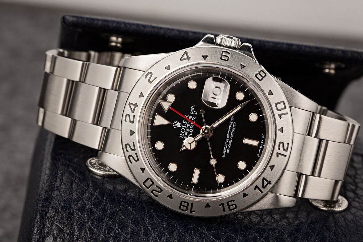 Rolex Explorer II 16570 Black Dial Tritium