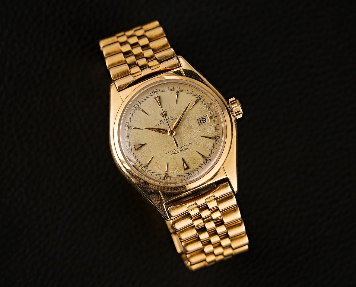 Vintage Rolex Oyster Perpetual Pre-Datejust Yellow Gold Mothers Day