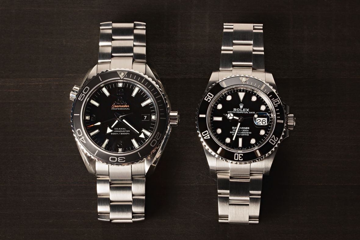 Omega Seamaster Planet Ocean vs Rolex Submariner Ngày