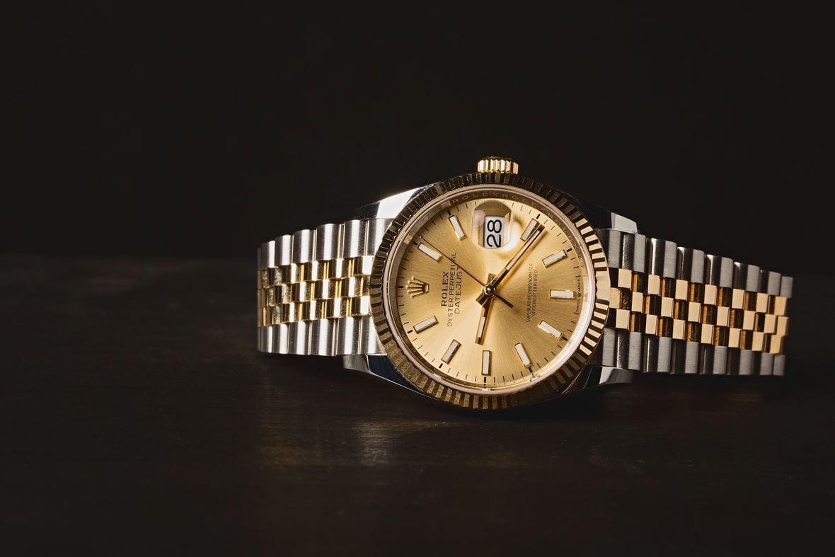 Vòng tay hai tông màu Rolex Datejust 36 Reference 126233 Jubilee