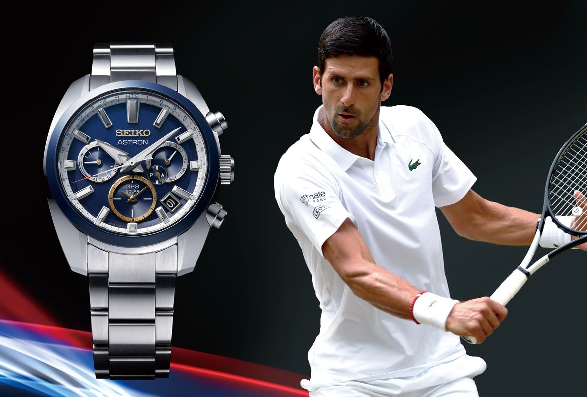 Novak Djokovic Seiko Watches Astron GPS Solar