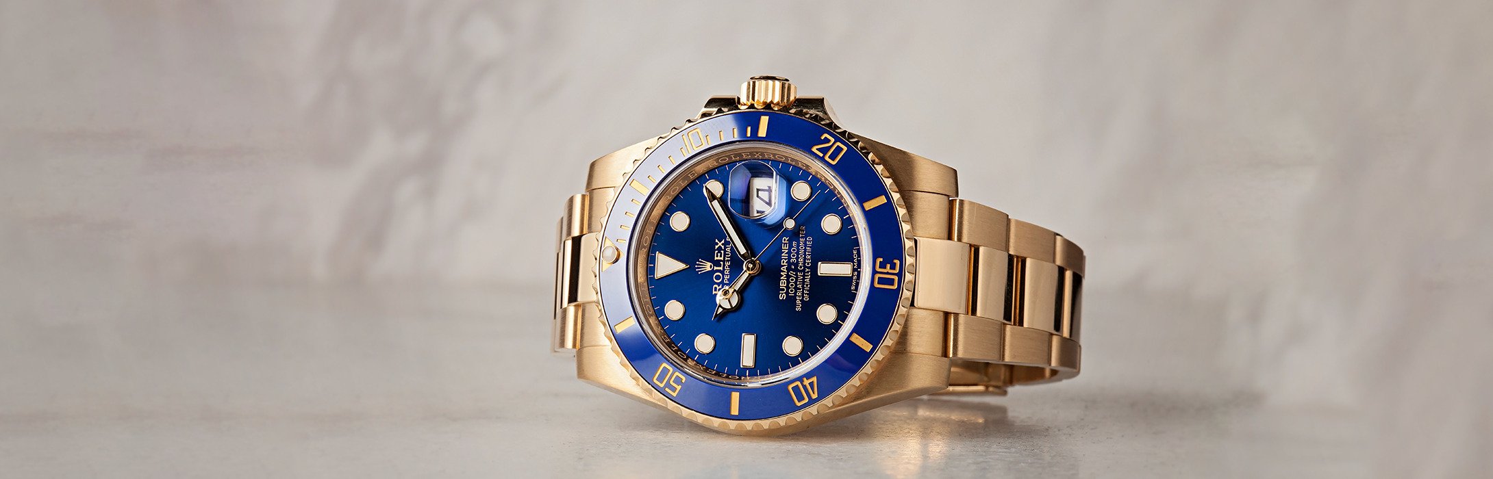 Rolex - Submariner Date - 41 mm - Yellow Gold - Royal Blue Dial