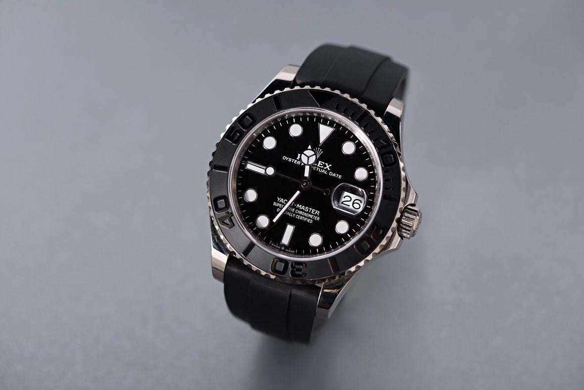 Rolex YachtMaster 42 ref. 226659 Rolex Yacht-Master 42 Oysterflex 42mm White Gold 226659