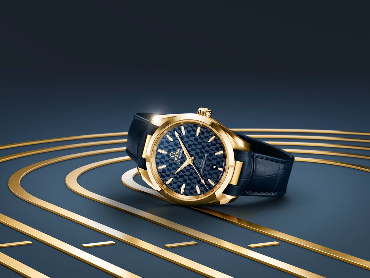 Omega Seamaster Aqua Terra Tokyo 2020 Olympics Yellow Gold