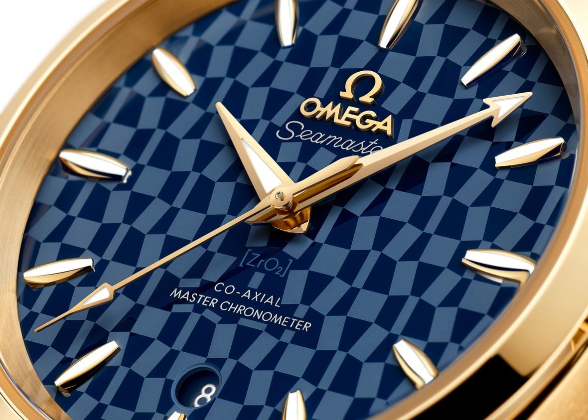 Omega Seamaster Aqua Terra 18k Yellow Gold Tokyo 2020