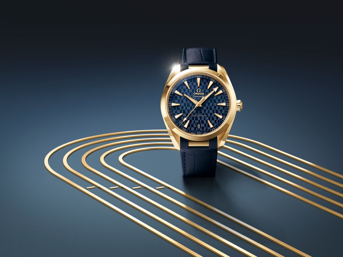 Omega Seamaster Aqua Terra Tokyo 2020 18k Gold Bob s Watches