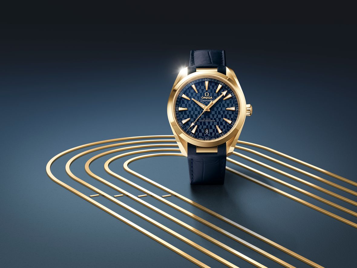 Omega Seamaster Aqua Terra Tokyo 2020 18k Yellow Gold 41mm