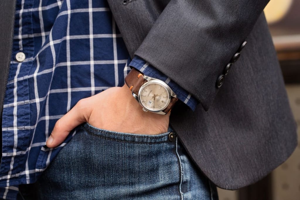 Rolex Datejust on wrist