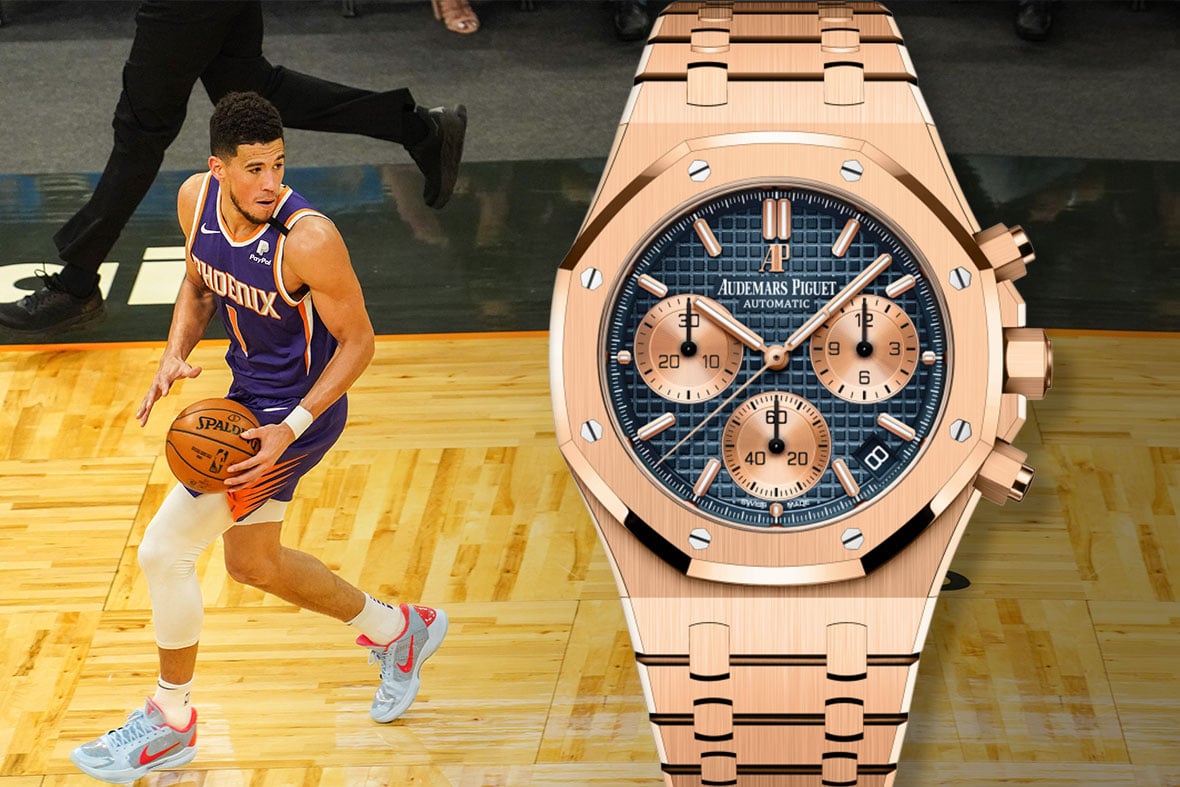 Devin Booker Audemars Piguet AP Royal Oak Chronograph Rose Gold