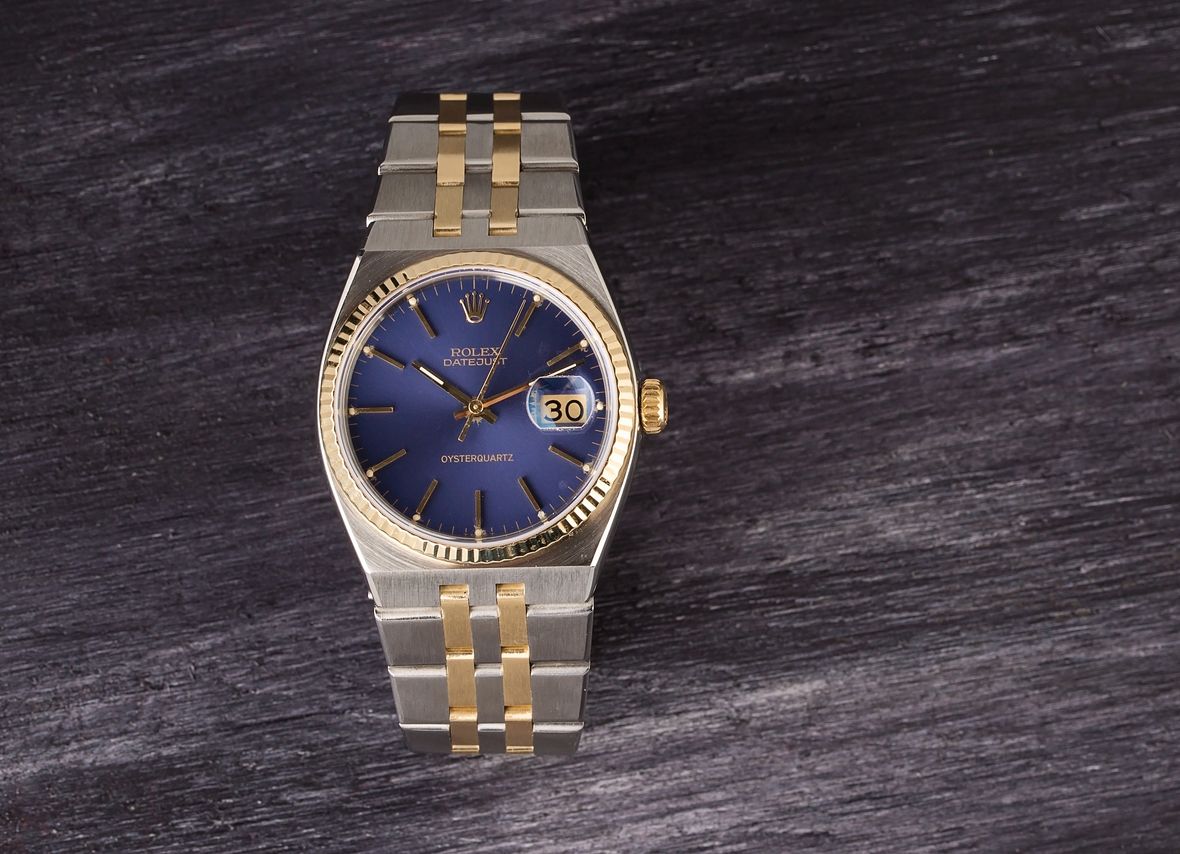 Rolex Oysterquartz Datejust Steel and Gold