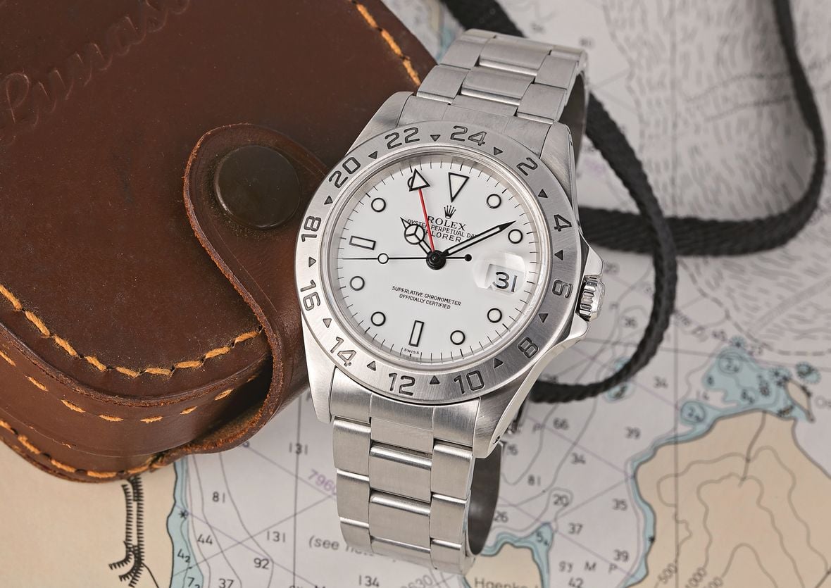 Rolex Explorer II 16570 Polar Dial