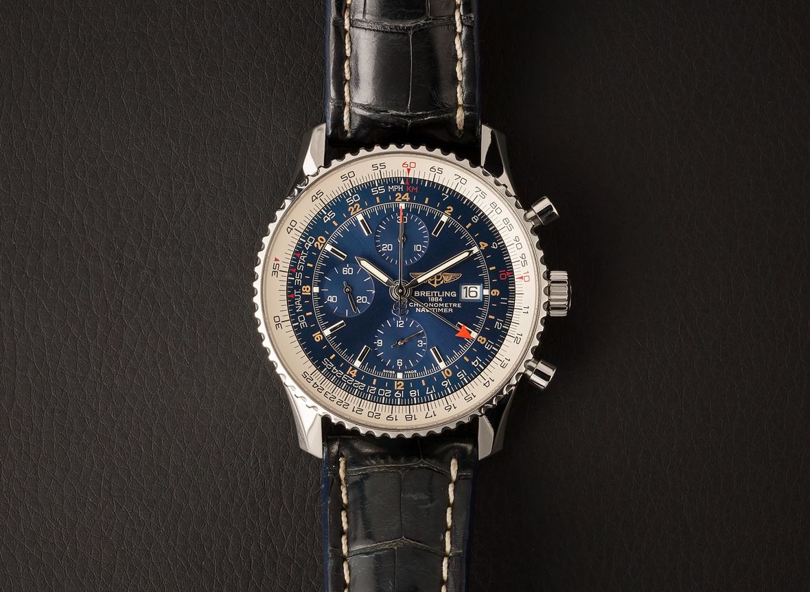 Breitling Navitimer World GMT Watch