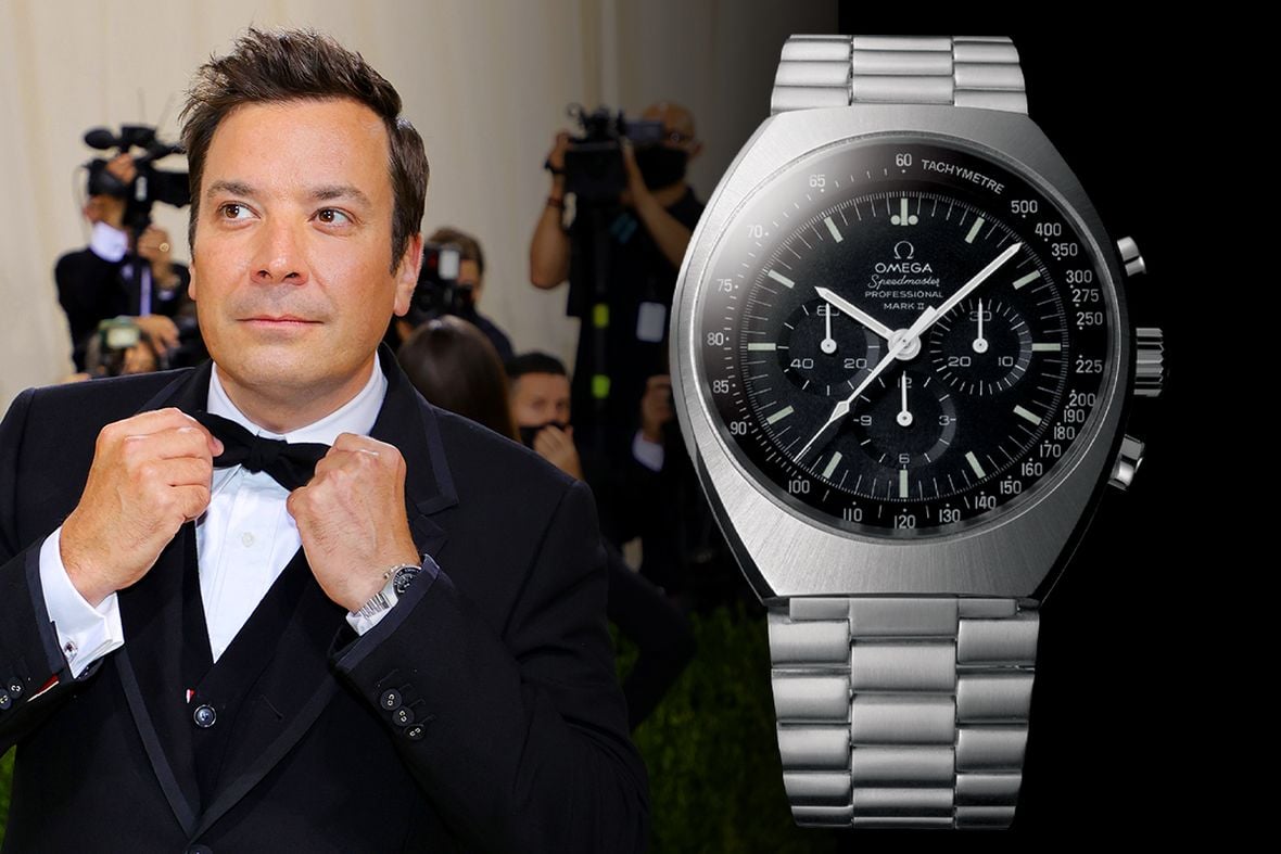 Met Gala Jimmy Fallon Omega Speedmaster Mark II