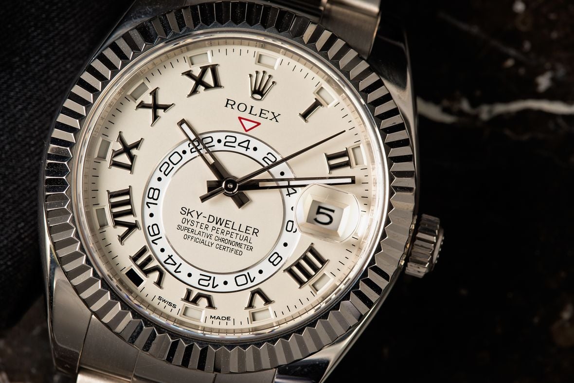 Rolex Sky-Dweller History 326939 18k White Gold Roman Dial