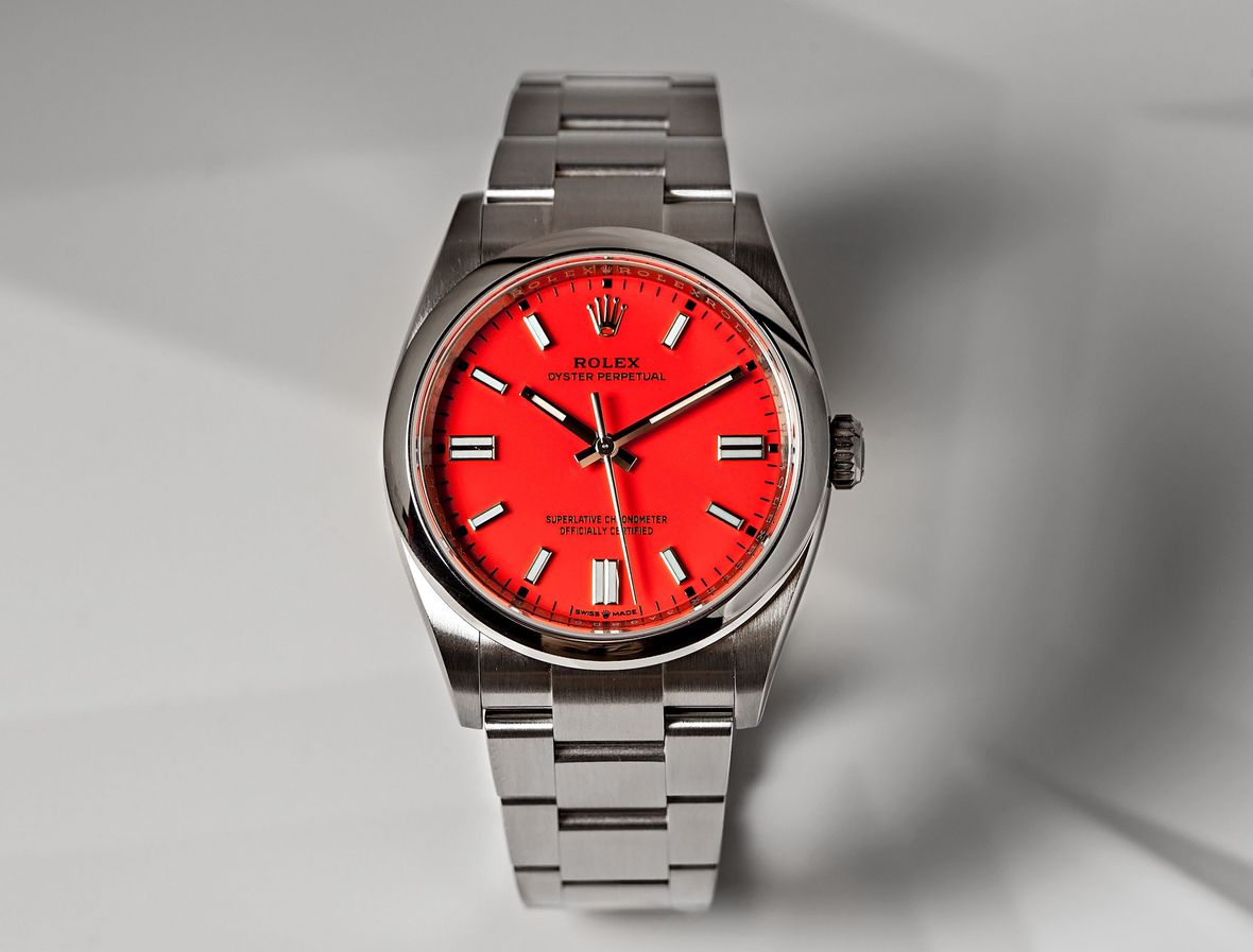 Rolex Oyster Perpetual 36 126000 Coral Red Dial 36mm