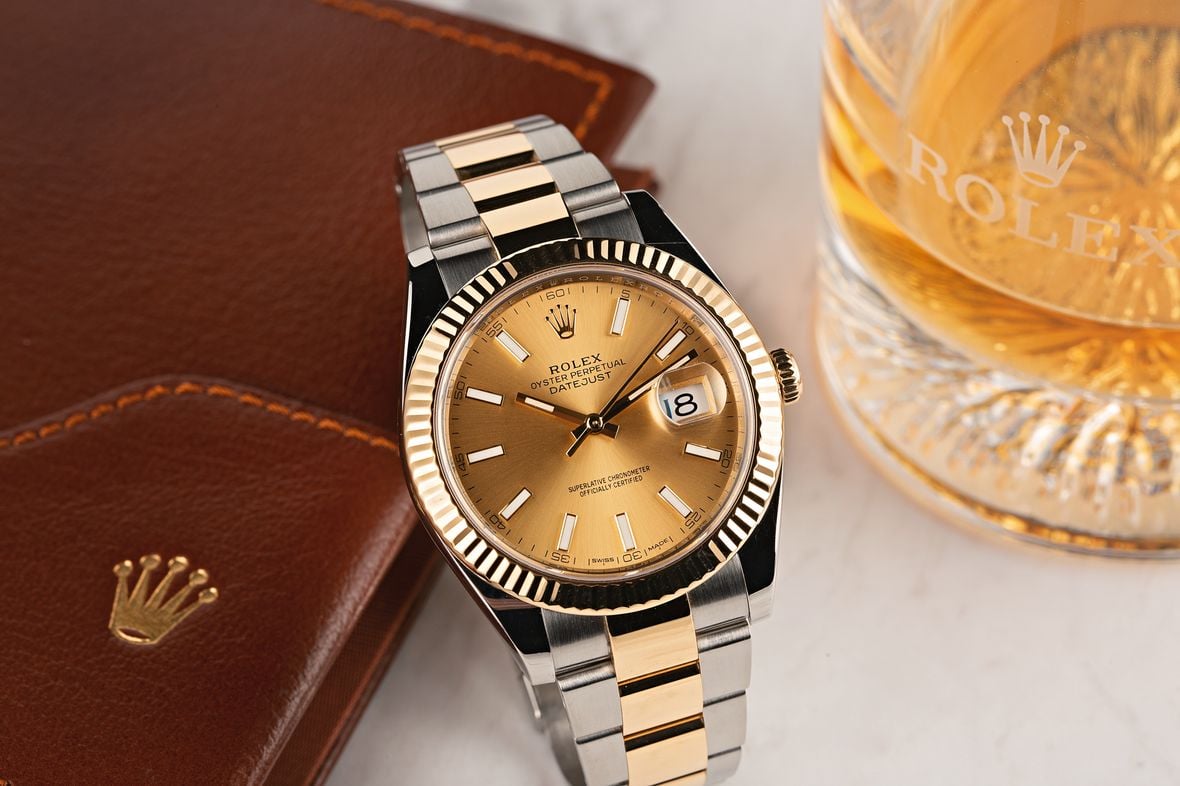 Rolex Datejust 41 Yellow Rolesor Two-Tone 126333 Oyster Bracelet 